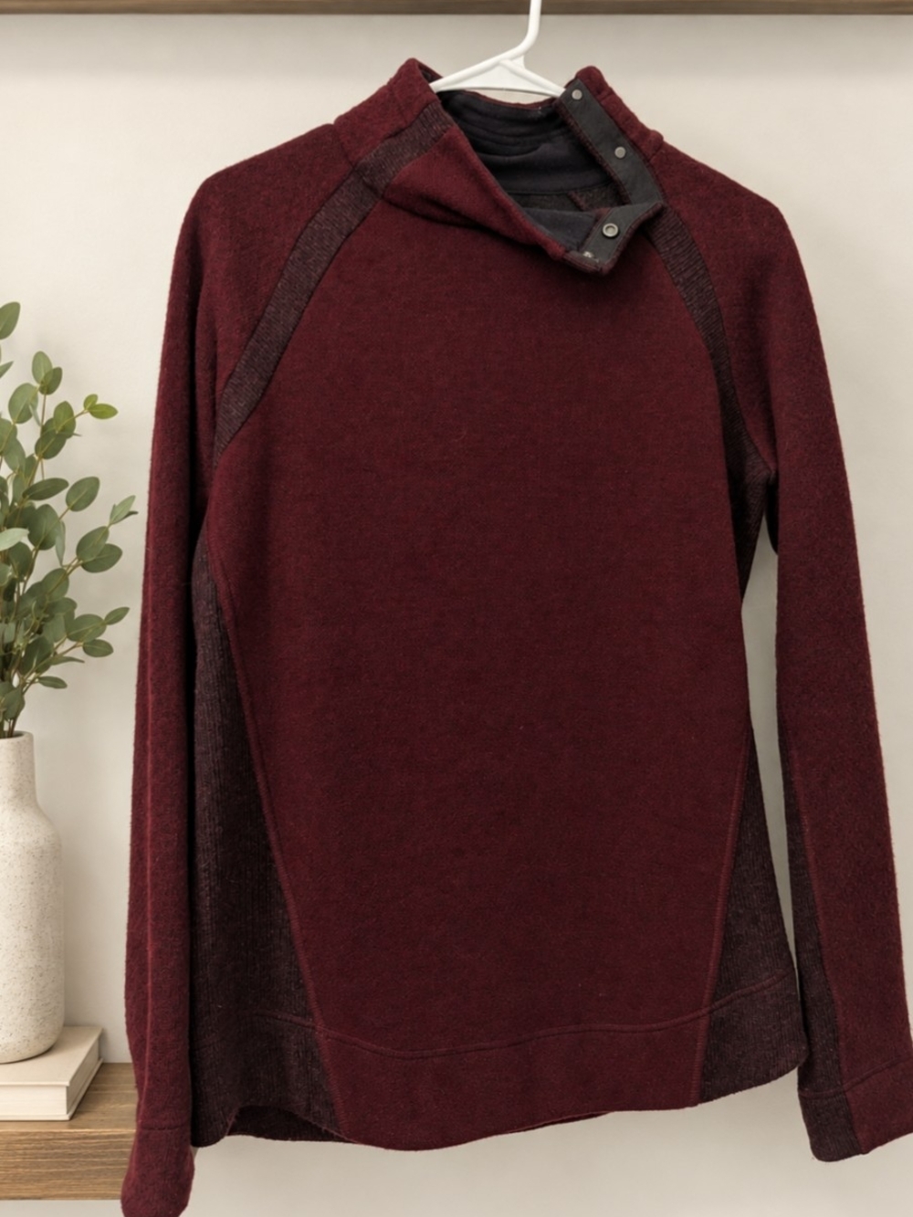 Women's prAna Button-Neck Pullover Sweater